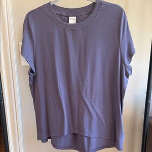 Athleta Lavender Short Sleeve Tee